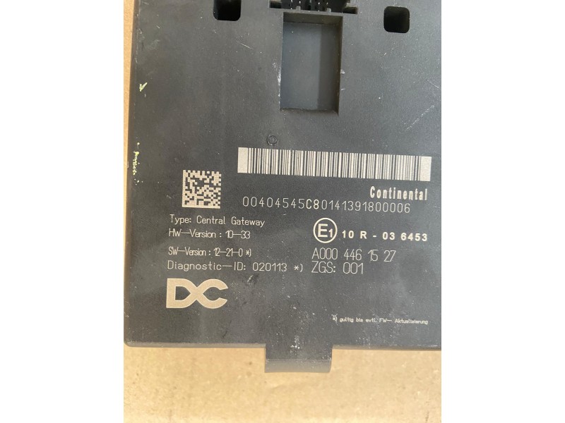 CENTRALINA GATEWAY MERCEDES  A0004461527 ZGS001 10 R - 03 6453