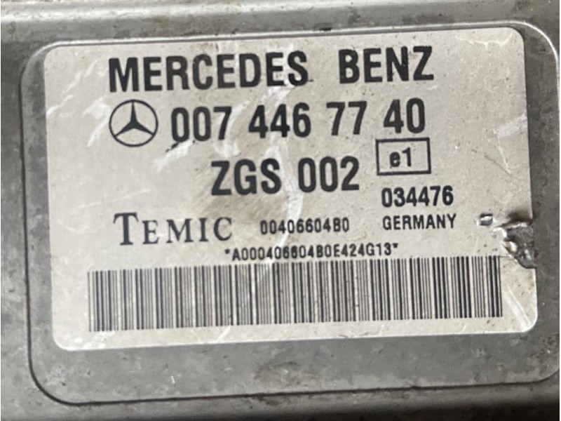 CENTRALINA MERCEDES 007 446 77 40 ZGS 002