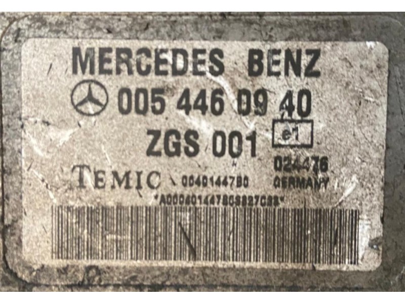 CENTRALINA MERCEDES 005 446 09 40 ZGS 001