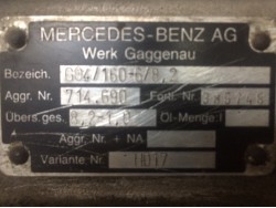 Cambio Bus Mercedes GO4/160 714 690